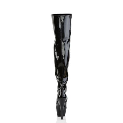 【PLEASER】KISS-3010 シューズ Blk Pat/Blk【取寄】