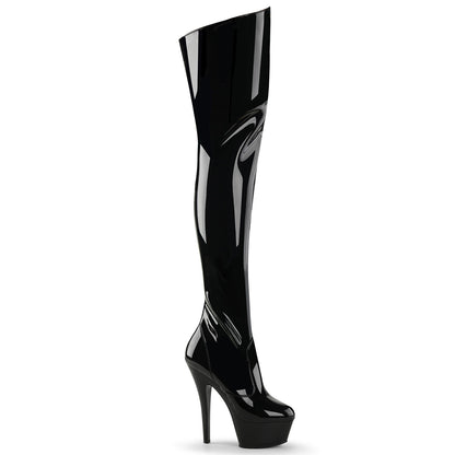 【PLEASER】KISS-3010 シューズ Blk Pat/Blk【取寄】