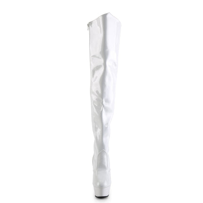 【PLEASER】KISS-3010 シューズ Wht Pat/Wht【取寄】