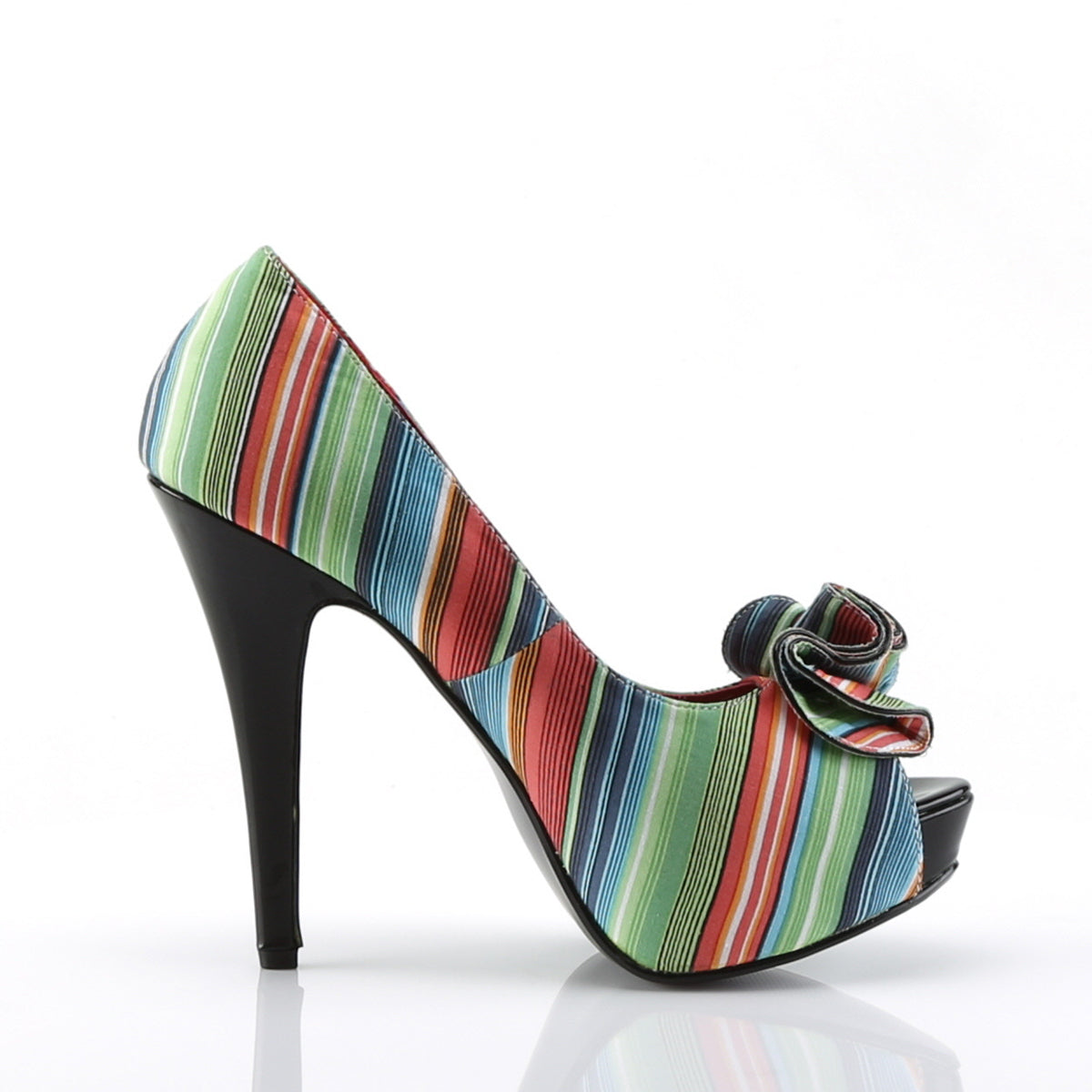 【PIN UP COUTURE】LOLITA-12 シューズ Serape Print Fabric【取寄】