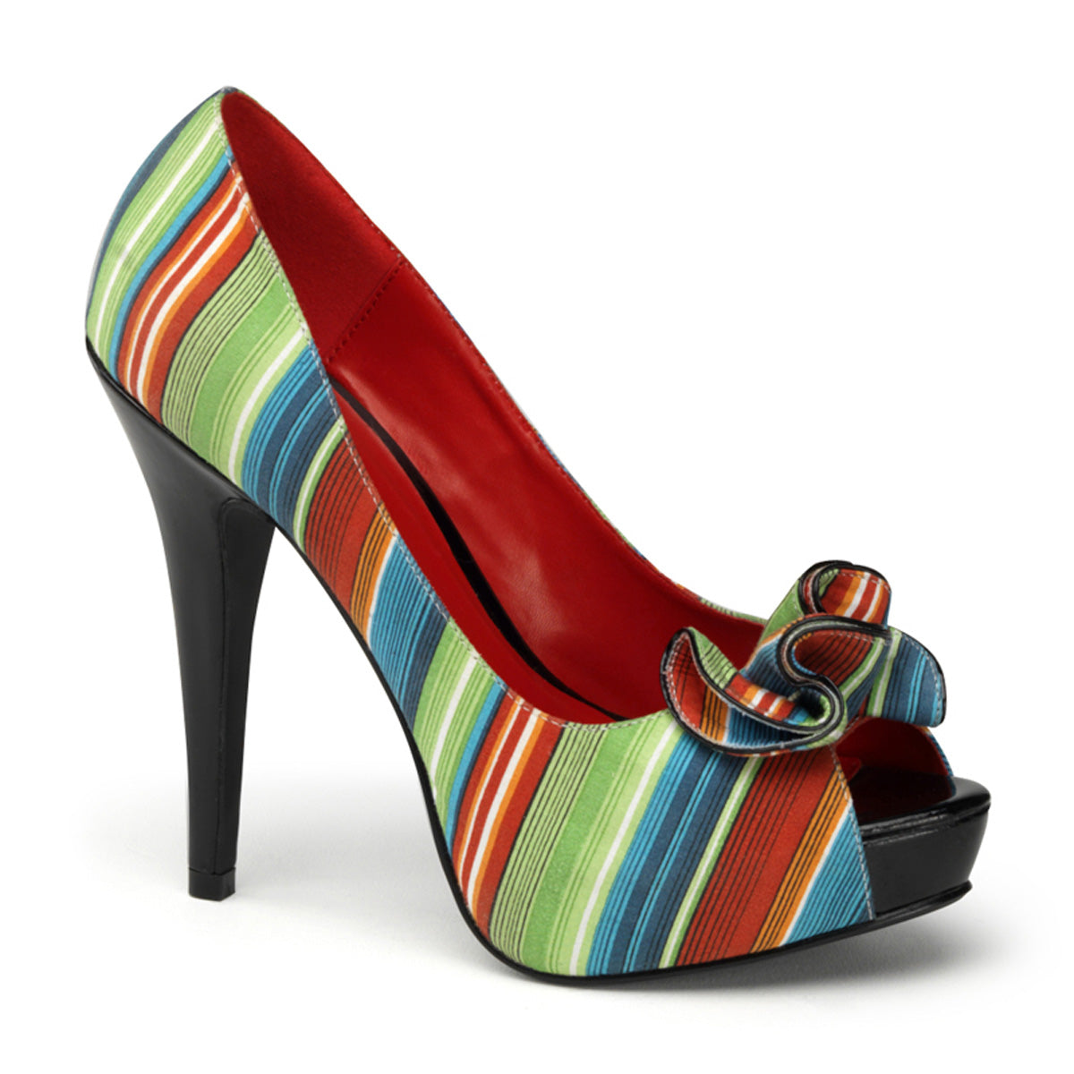 【PIN UP COUTURE】LOLITA-12 シューズ Serape Print Fabric【取寄】