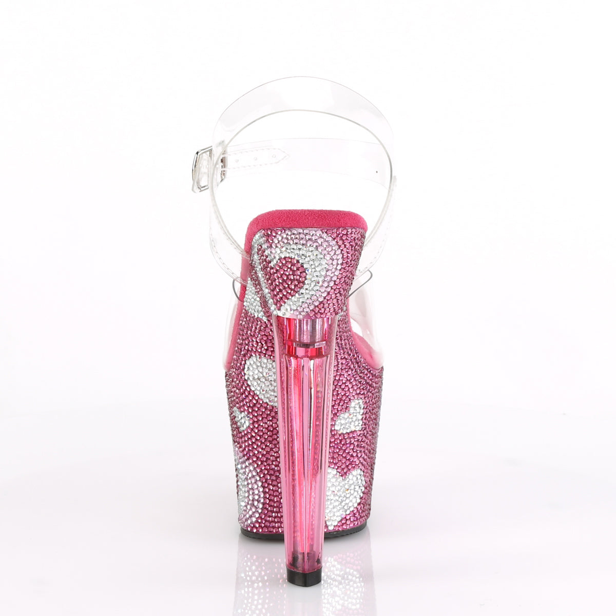 【PLEASER】LOVESICK-708HEART シューズ Clr/H. Pink-Wht RS【取寄】