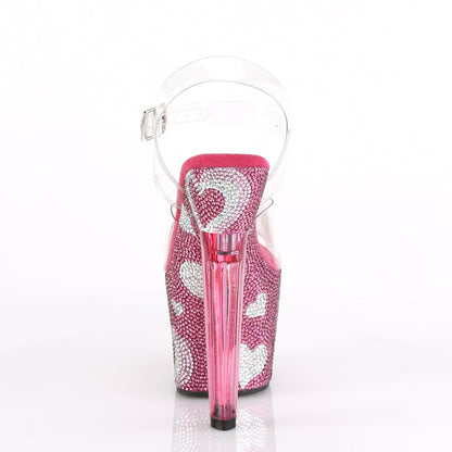 【PLEASER】LOVESICK-708HEART シューズ Clr/H. Pink-Wht RS【取寄】