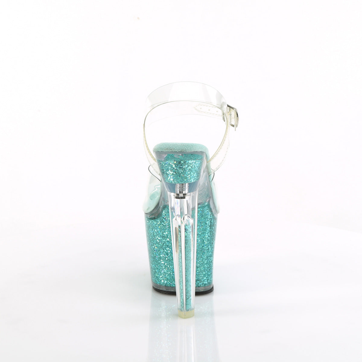【PLEASER】LOVESICK-708SG シューズ Clr/Aqua multi Iridescent Glitters【取寄】