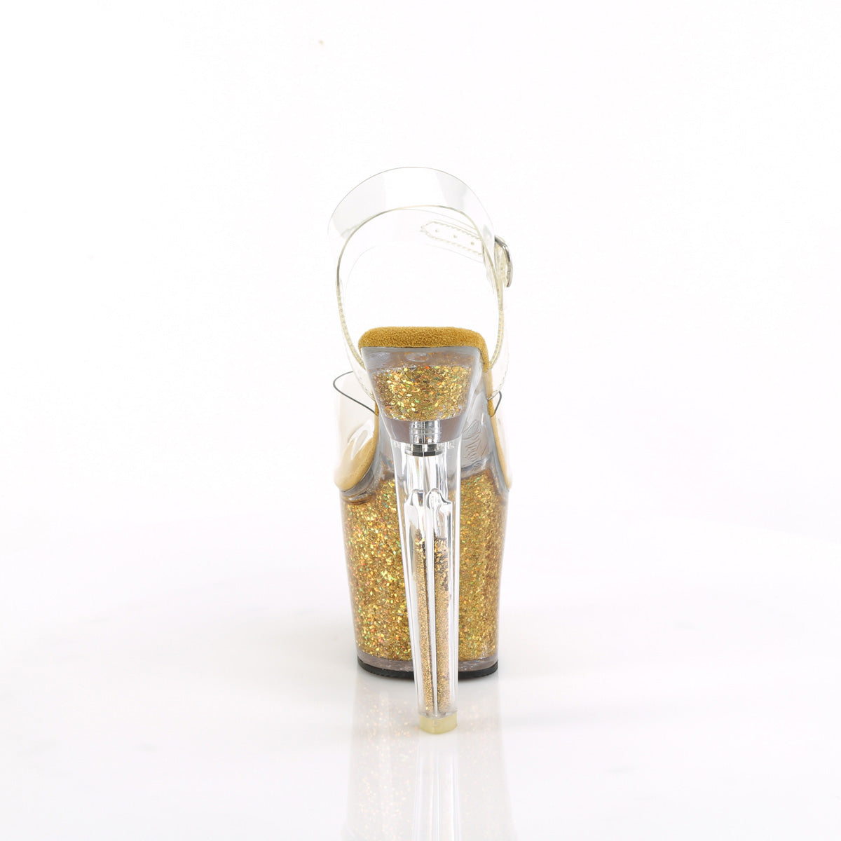 【PLEASER】LOVESICK-708SG シューズ Clr/Gold Multi Iridescent Glitters【取寄】