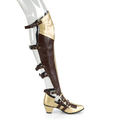 【FUNTASMA】MAIDEN-8830 ブーツ Brown-Gold Pu【取寄】