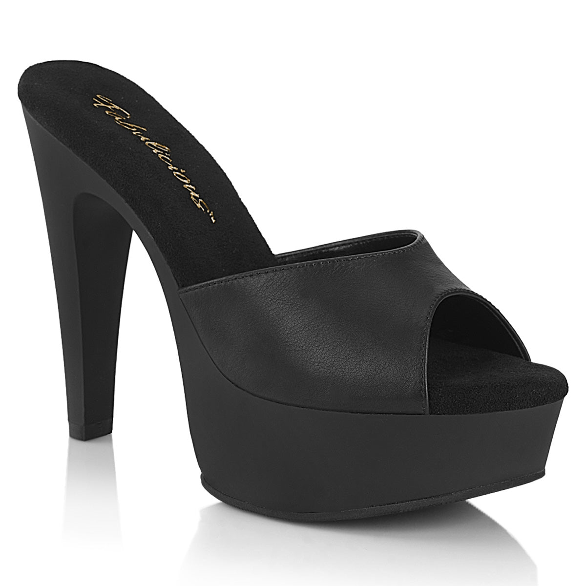 【FABULICIOUS】MARTINI-501 シューズ Blk Faux Leather/Blk Matte【取寄】