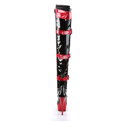 【FUNTASMA】MEDIC-3028 厚底ブーツ Blk-Red Pat/Red【取寄】