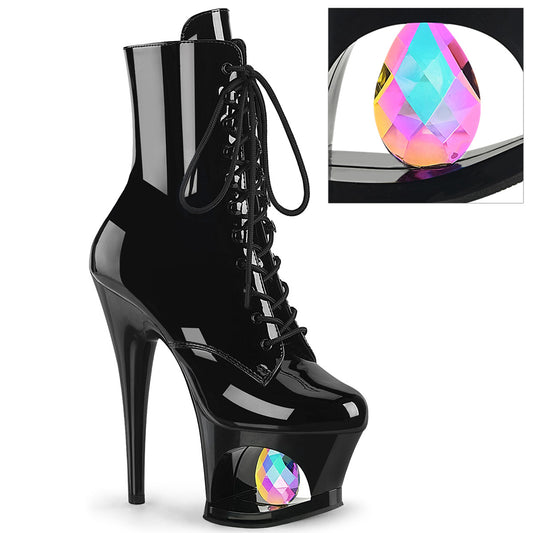 【PLEASER】MOON-1020DIA プラットフォームシューズ Blk Pat/Blk【取寄】