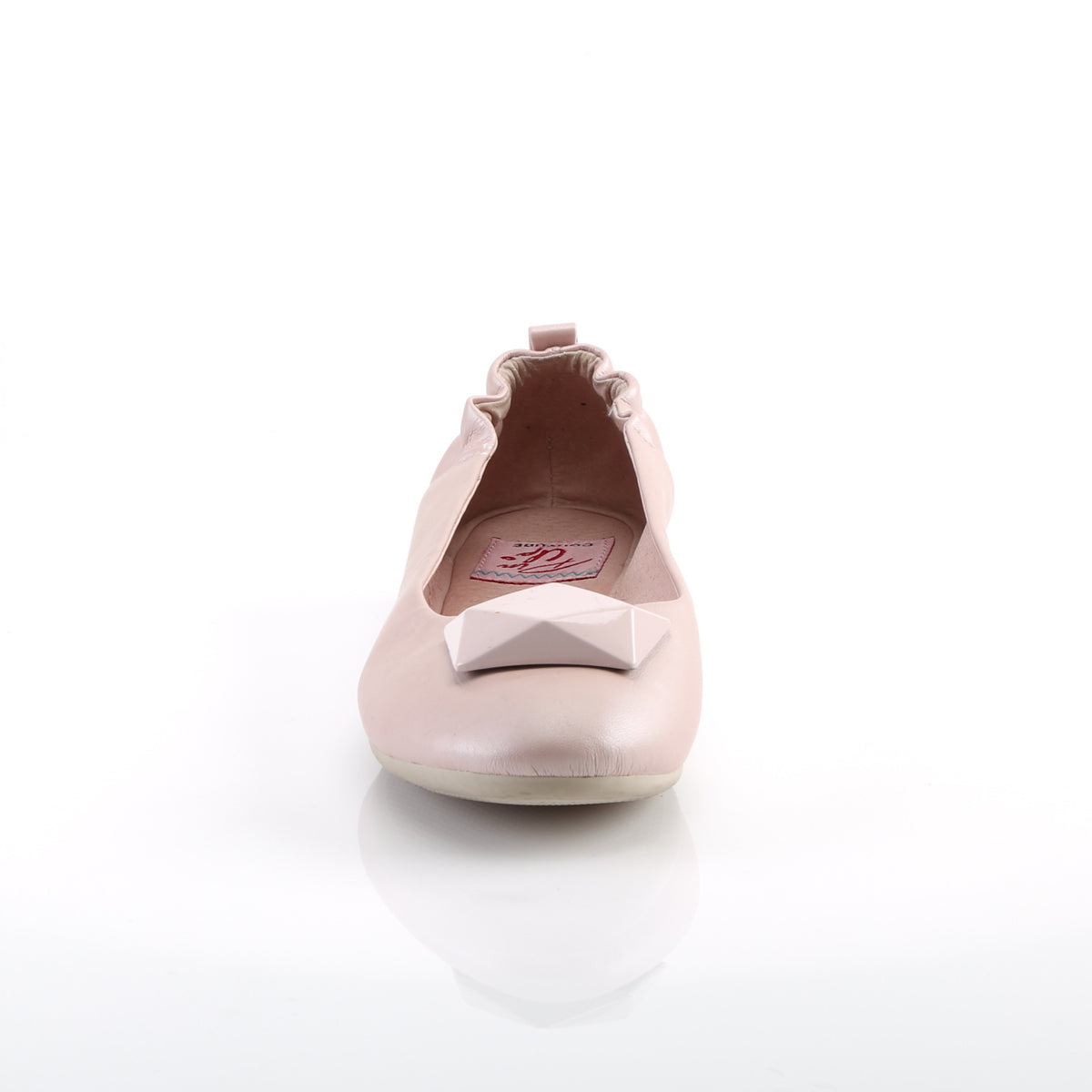 【PIN UP COUTURE】OLIVE-08 シングルソールシューズ B. Pink Faux Leather【取寄】