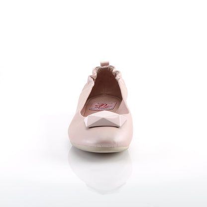 【PIN UP COUTURE】OLIVE-08 シングルソールシューズ B. Pink Faux Leather【取寄】