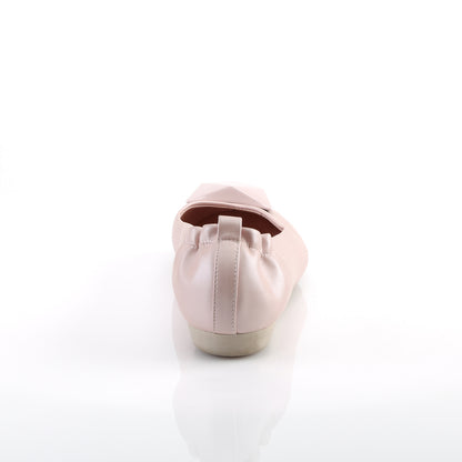 【PIN UP COUTURE】OLIVE-08 シングルソールシューズ B. Pink Faux Leather【取寄】