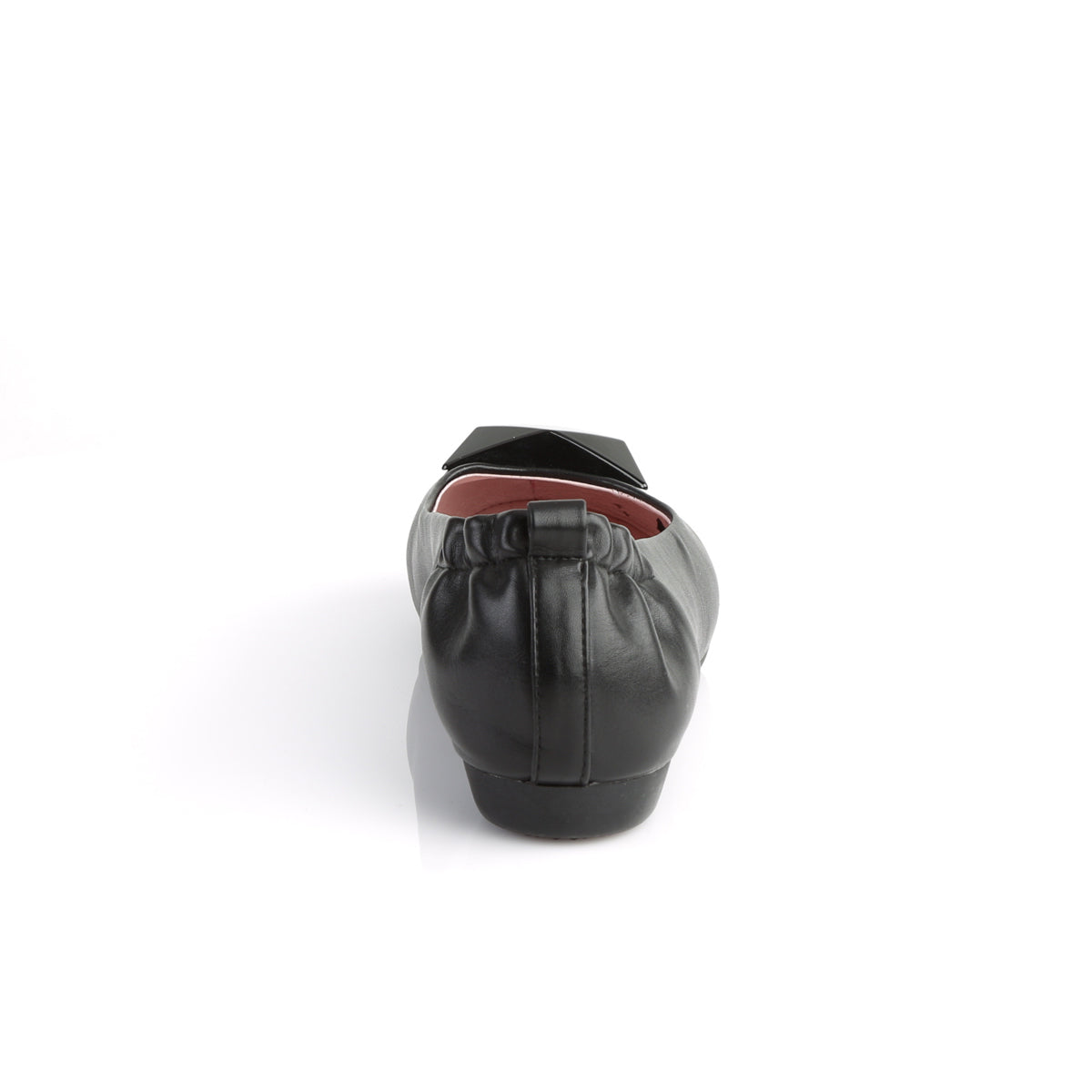 【PIN UP COUTURE】OLIVE-08 シングルソールシューズ Blk Faux Leather【取寄】