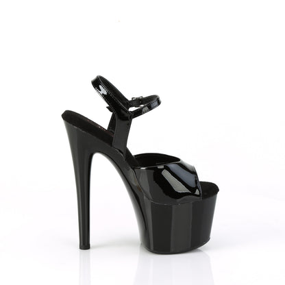 【PLEASER】PASSION-709 シューズ Blk Pat/Blk【取寄】