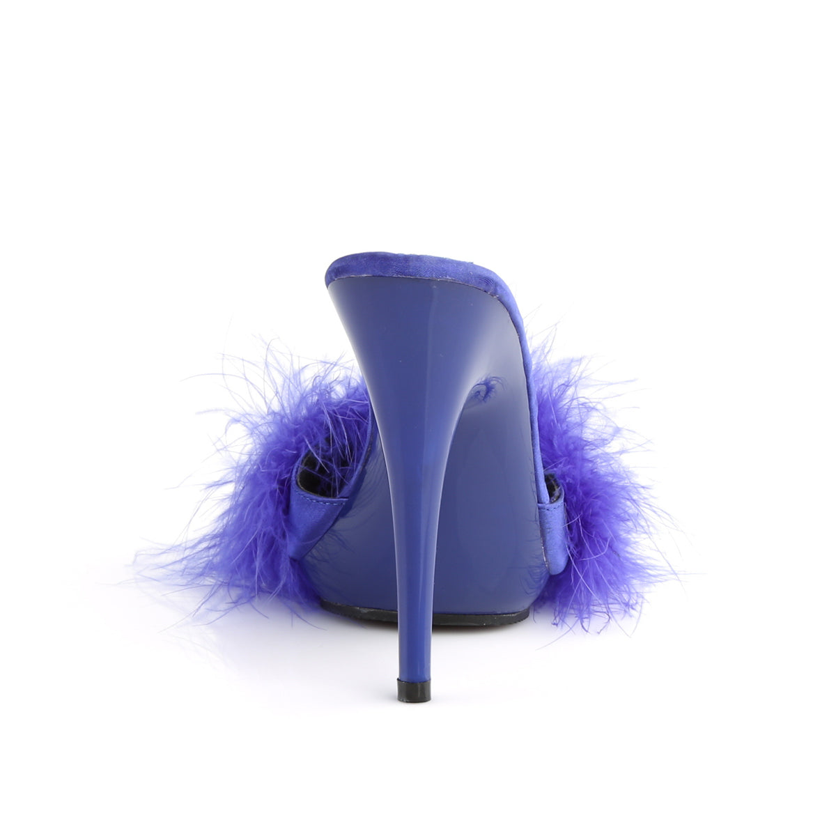 【FABULICIOUS】POISE-501F シューズ Blue Satin-Marabou Fur/Blue【取寄】