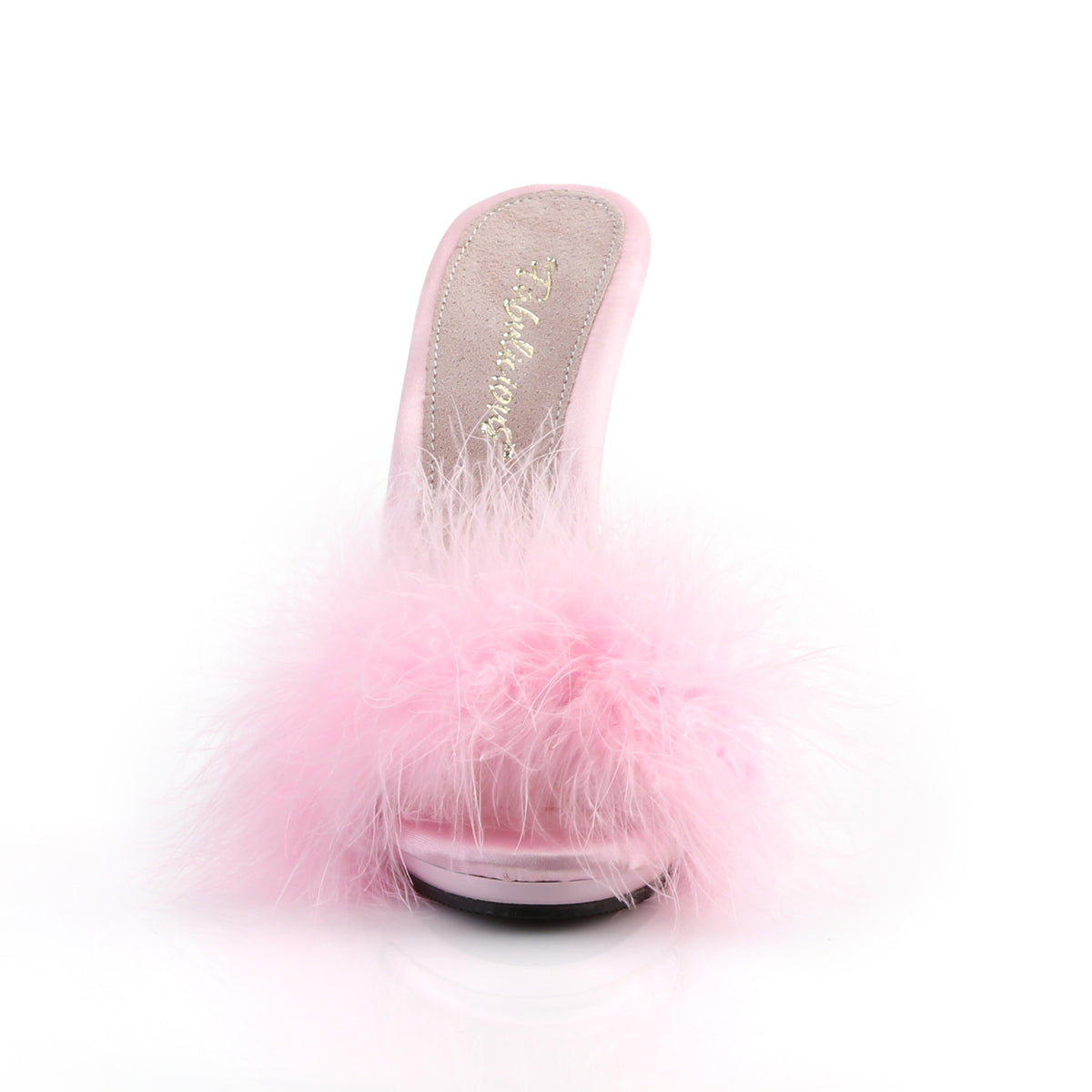 【FABULICIOUS】POISE-501F シューズ B. Pink Satin-Marabou Fur/B. Pink【取寄】