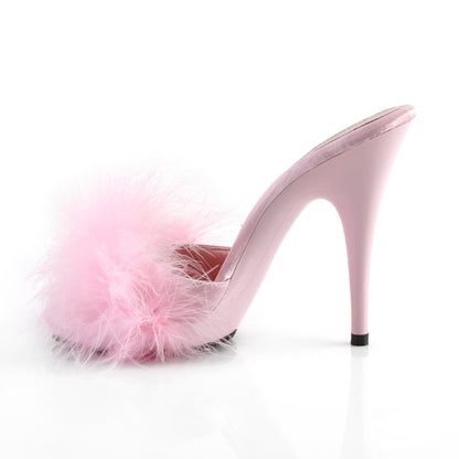【FABULICIOUS】POISE-501F シューズ B. Pink Satin-Marabou Fur/B. Pink【取寄】