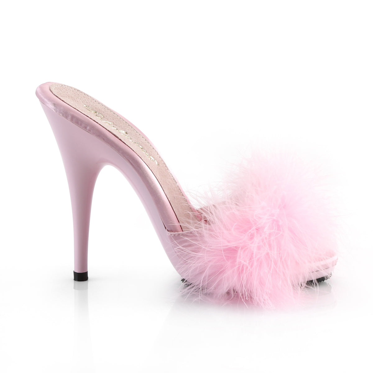 【FABULICIOUS】POISE-501F シューズ B. Pink Satin-Marabou Fur/B. Pink【取寄】
