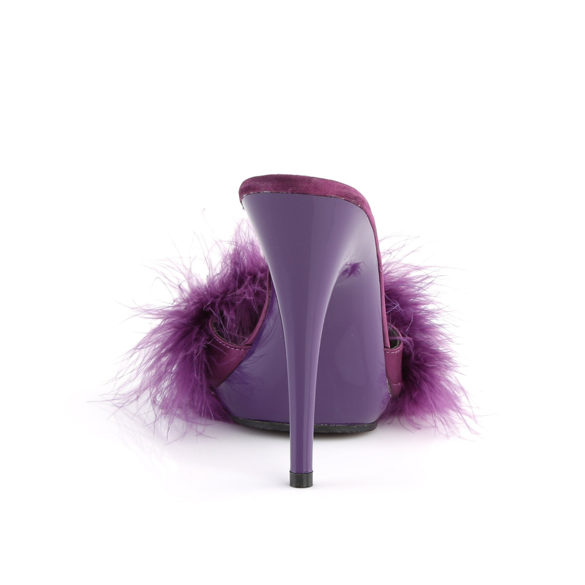 【FABULICIOUS】POISE-501F シューズ Purple Satin-Marabou Fur/Purple【取寄】