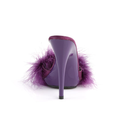 【FABULICIOUS】POISE-501F シューズ Purple Satin-Marabou Fur/Purple【取寄】