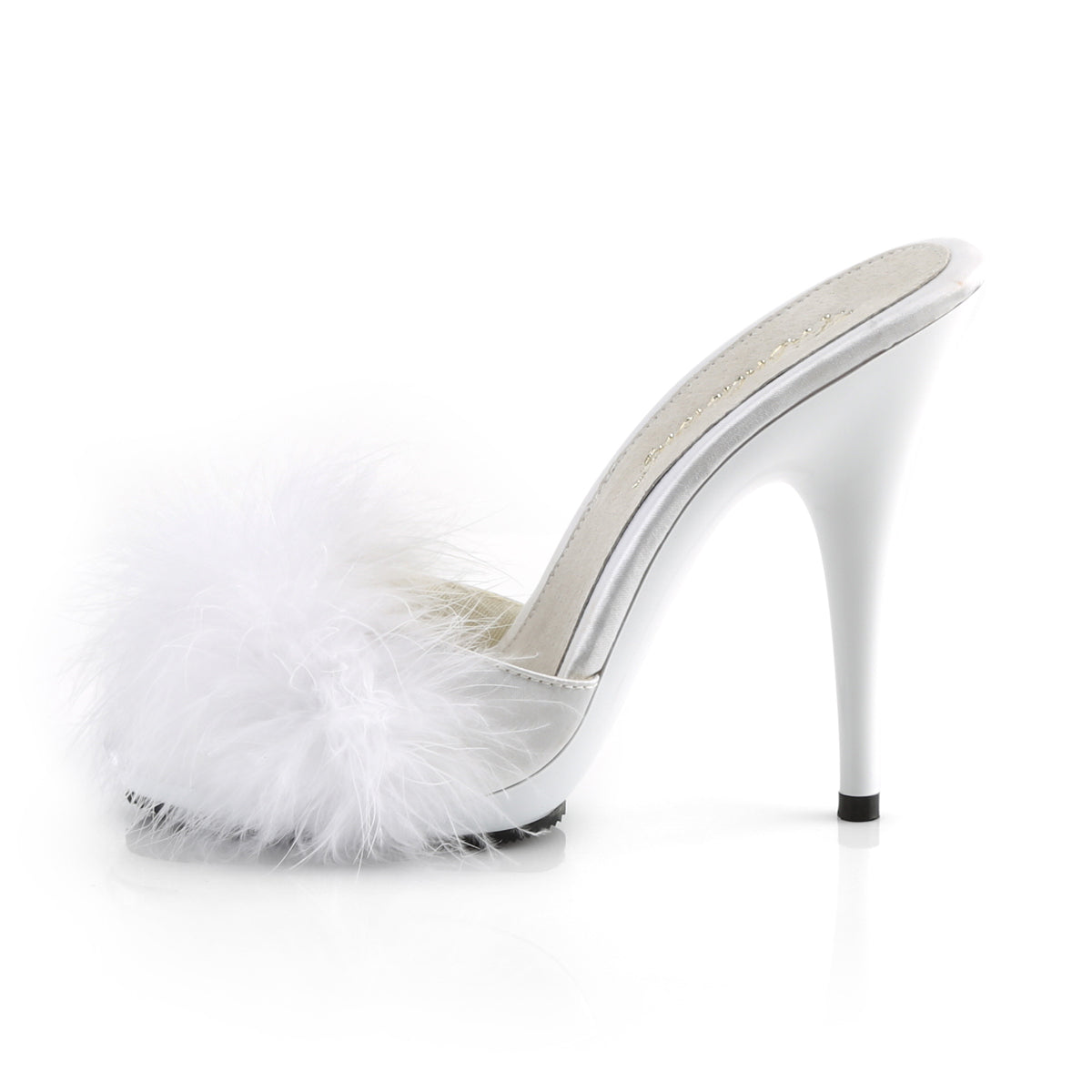 【FABULICIOUS】POISE-501F シューズ Wht Satin-Marabou Fur/Wht【取寄】