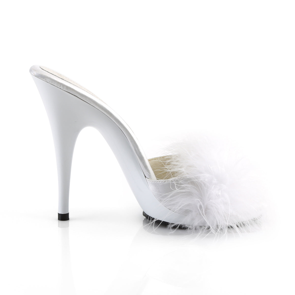 【FABULICIOUS】POISE-501F シューズ Wht Satin-Marabou Fur/Wht【取寄】