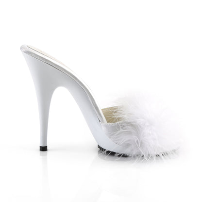 【FABULICIOUS】POISE-501F シューズ Wht Satin-Marabou Fur/Wht【取寄】