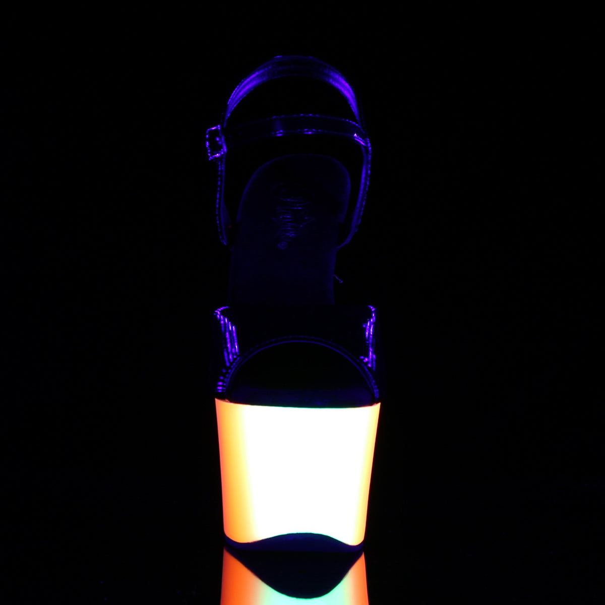 【PLEASER】RAINBOW-309UV シューズ Blk Pat/Neon Multi【取寄】