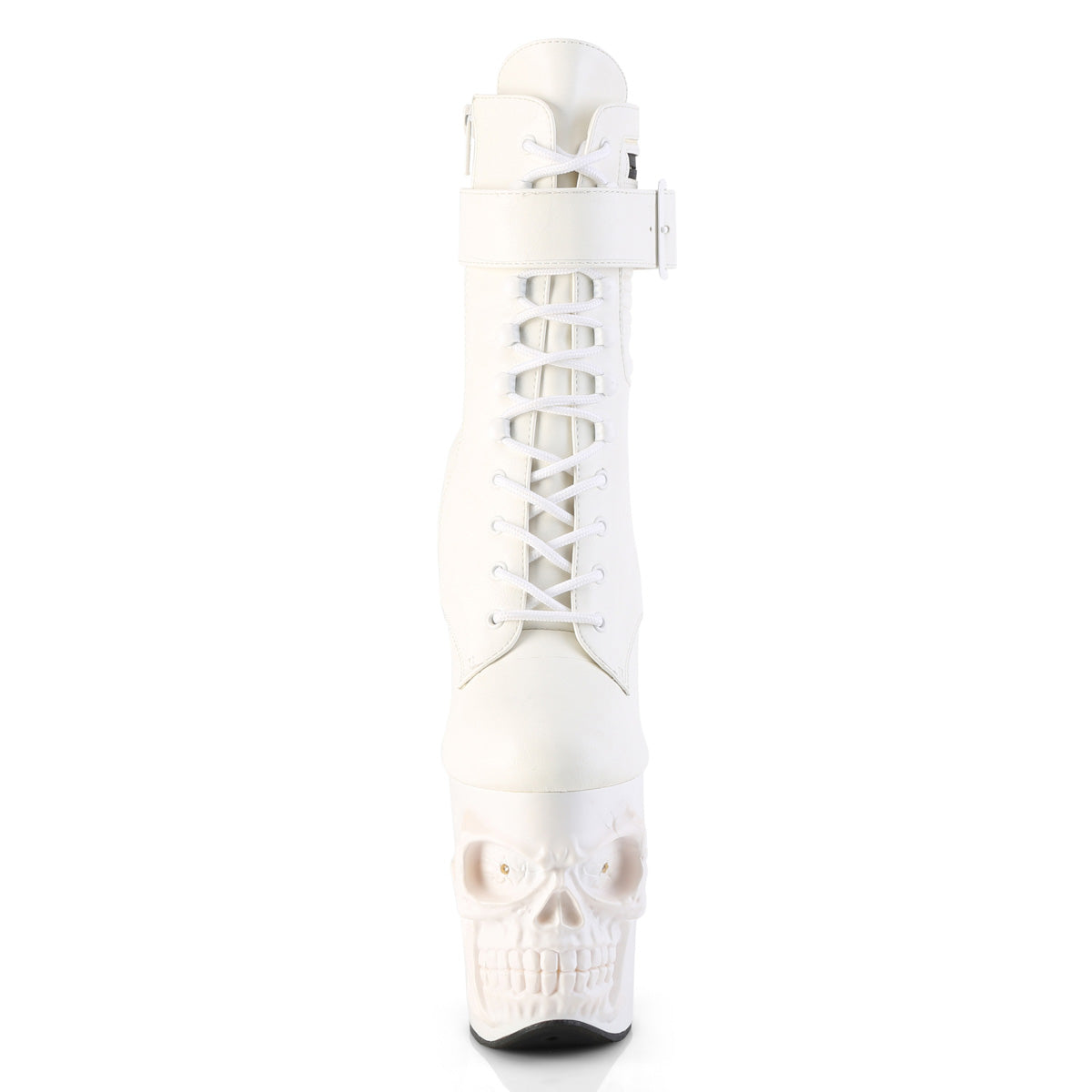 【PLEASER】RAPTURE-1020STR-LT シューズ Wht Faux Leather/Wht Matte【取寄】