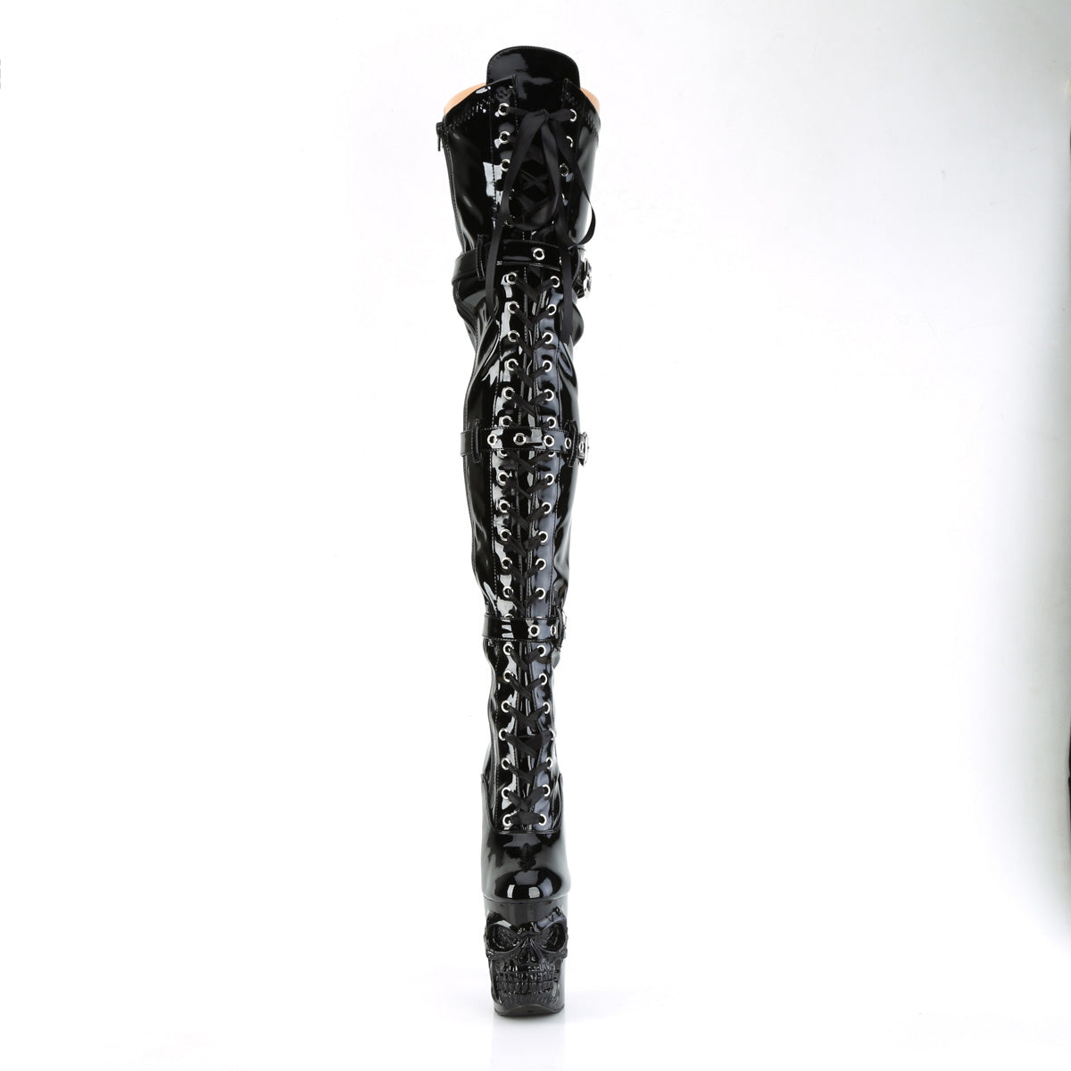 【PLEASER】RAPTURE-3028 シューズ Blk Str. Pat/Blk【取寄】