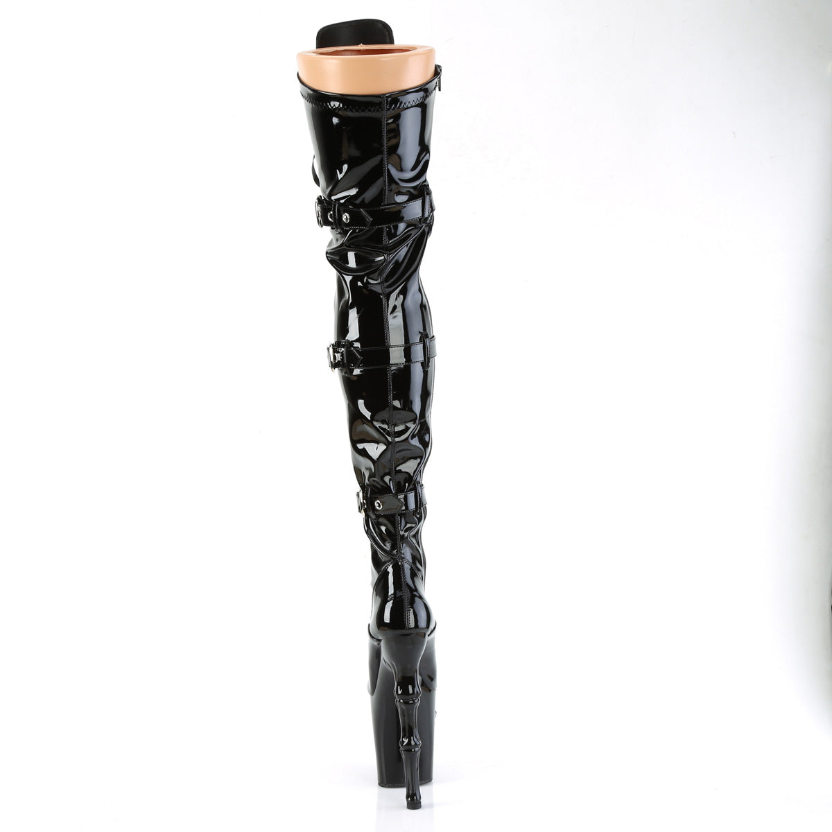【PLEASER】RAPTURE-3028 シューズ Blk Str. Pat/Blk【取寄】