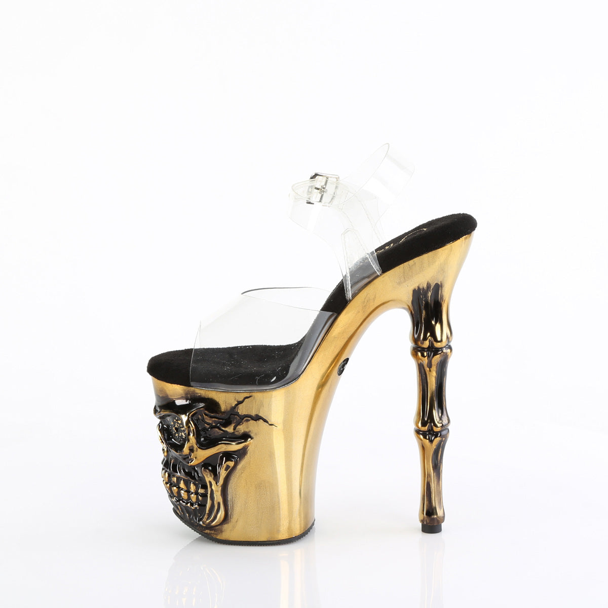 【PLEASER】RAPTURE-808-LT シューズ Clr/Satin Brass Chrome【取寄】