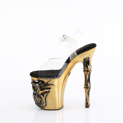 【PLEASER】RAPTURE-808-LT シューズ Clr/Satin Brass Chrome【取寄】