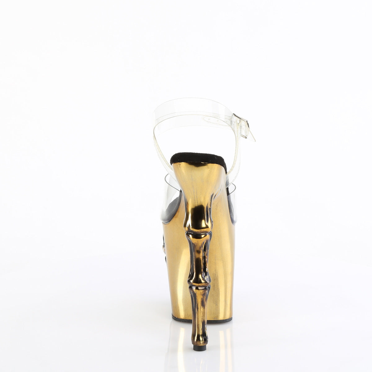 【PLEASER】RAPTURE-808-LT シューズ Clr/Satin Brass Chrome【取寄】