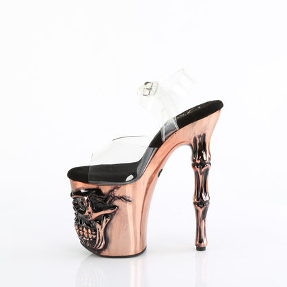 【PLEASER】RAPTURE-808-LT シューズ Clr/Satin Copper Chrome【取寄】