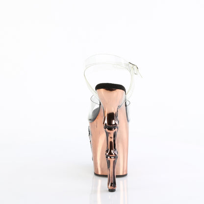 【PLEASER】RAPTURE-808-LT シューズ Clr/Satin Copper Chrome【取寄】
