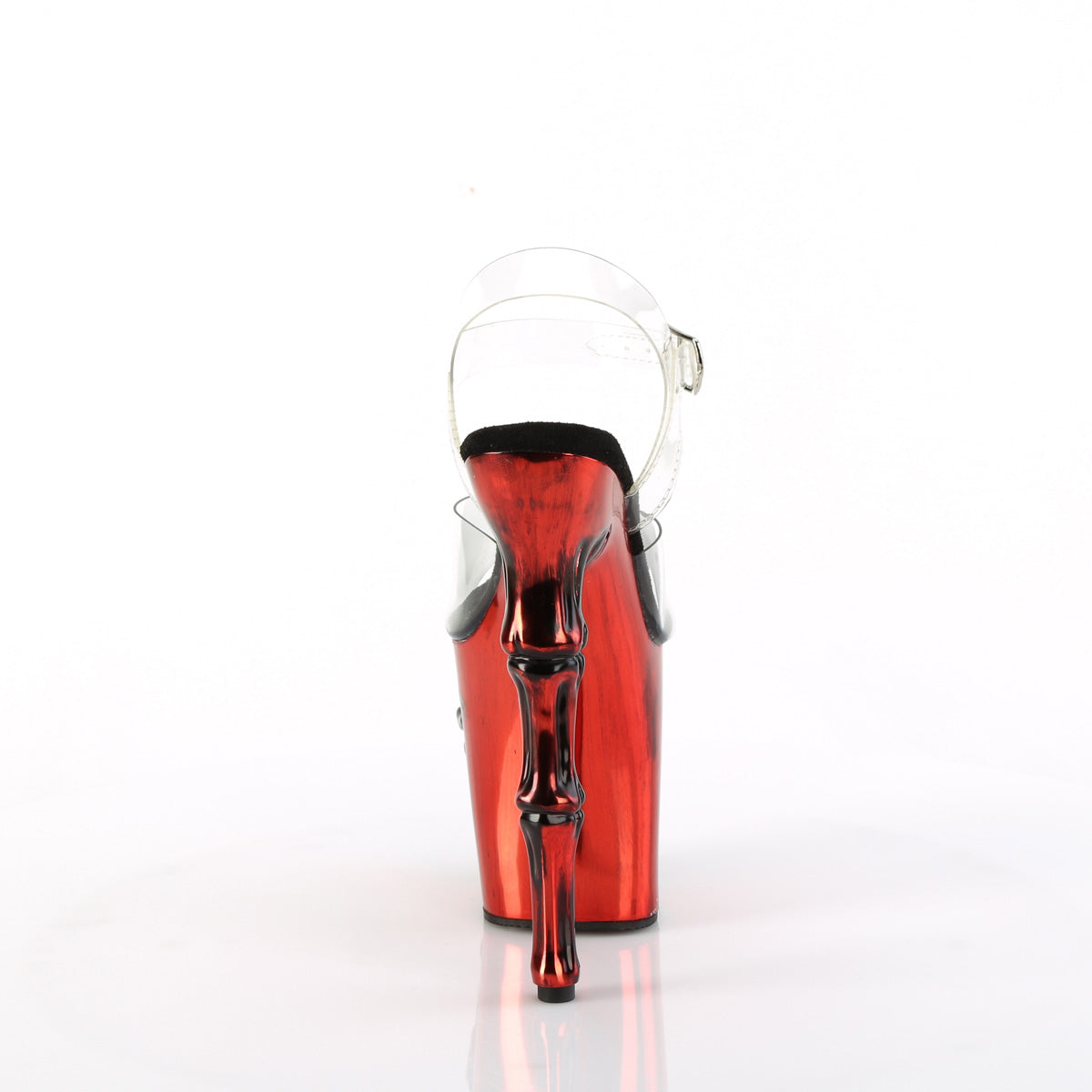 【PLEASER】RAPTURE-808-LT シューズ Clr/Satin Red Chrome【取寄】