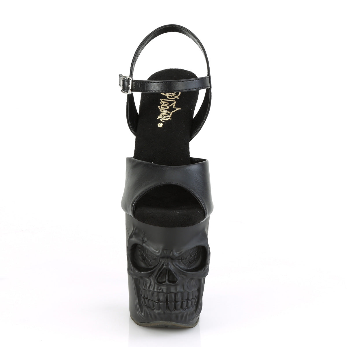 【PLEASER】RAPTURE-809 シューズ Blk Faux Leather/Blk Matte【取寄】