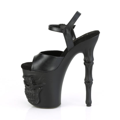【PLEASER】RAPTURE-809 プラットフォームシューズ Blk Faux Leather/Blk Matte【取寄】