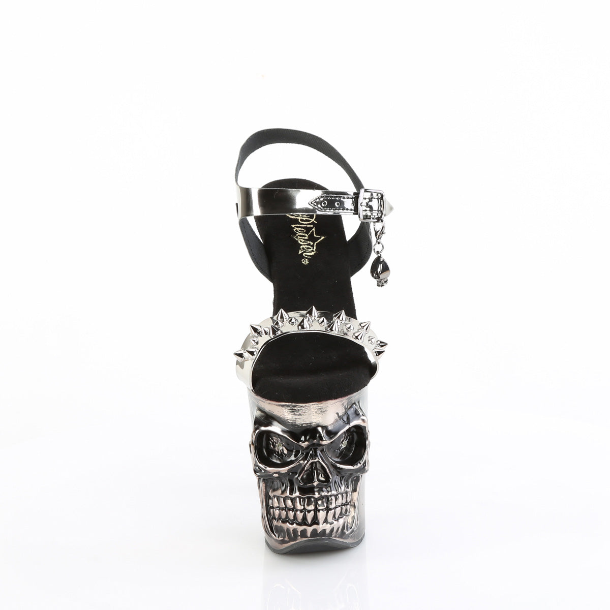 【PLEASER】RAPTURE-812-LT シューズ Pewter TPU/Satin Pewter Chrome【取寄】