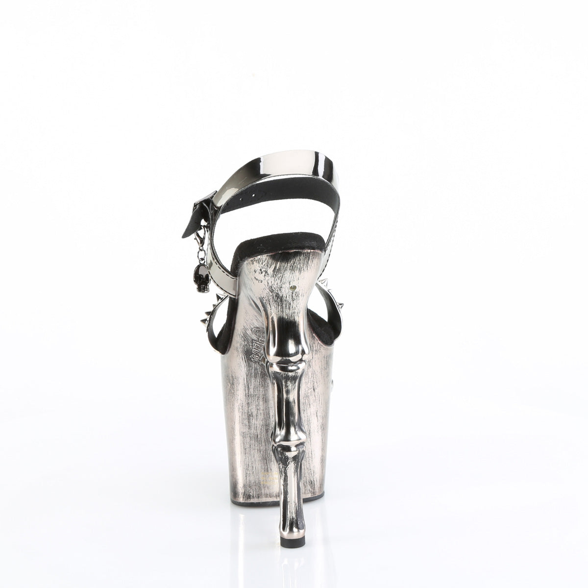【PLEASER】RAPTURE-812-LT シューズ Pewter TPU/Satin Pewter Chrome【取寄】