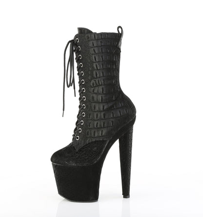 【PLEASER】RAZZLE-1040WR シューズ Blk Reptile Print/M【取寄】