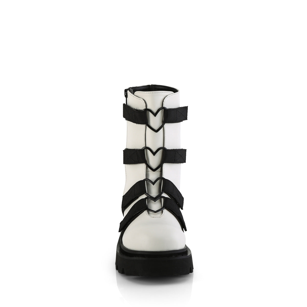 【DEMONIA】RENEGADE-50 アンクルブーツ Wht Vegan Leather-Nylon【取寄】