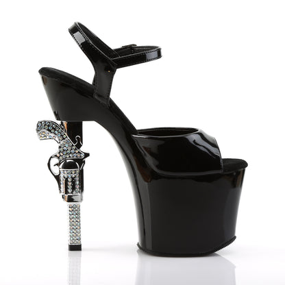 【PLEASER】REVOLVER-709 シューズ Blk/Blk【取寄】