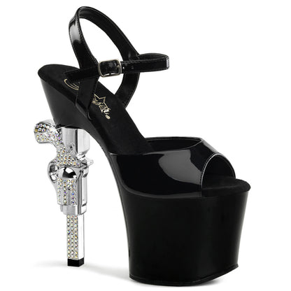 【PLEASER】REVOLVER-709 シューズ Blk/Blk【取寄】