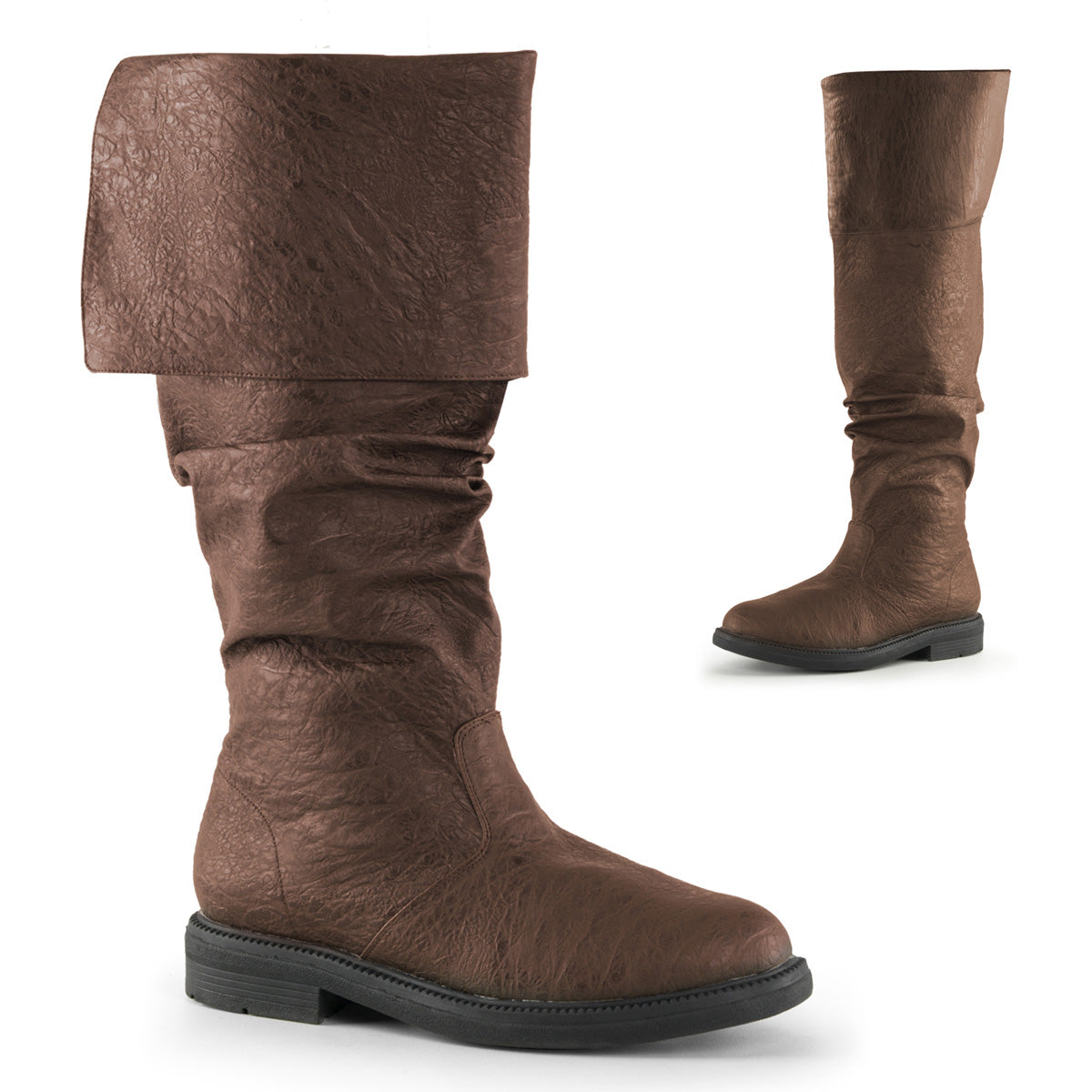 【FUNTASMA】ROBINHOOD-100 ブーツ Brown Distressed Pu【取寄】