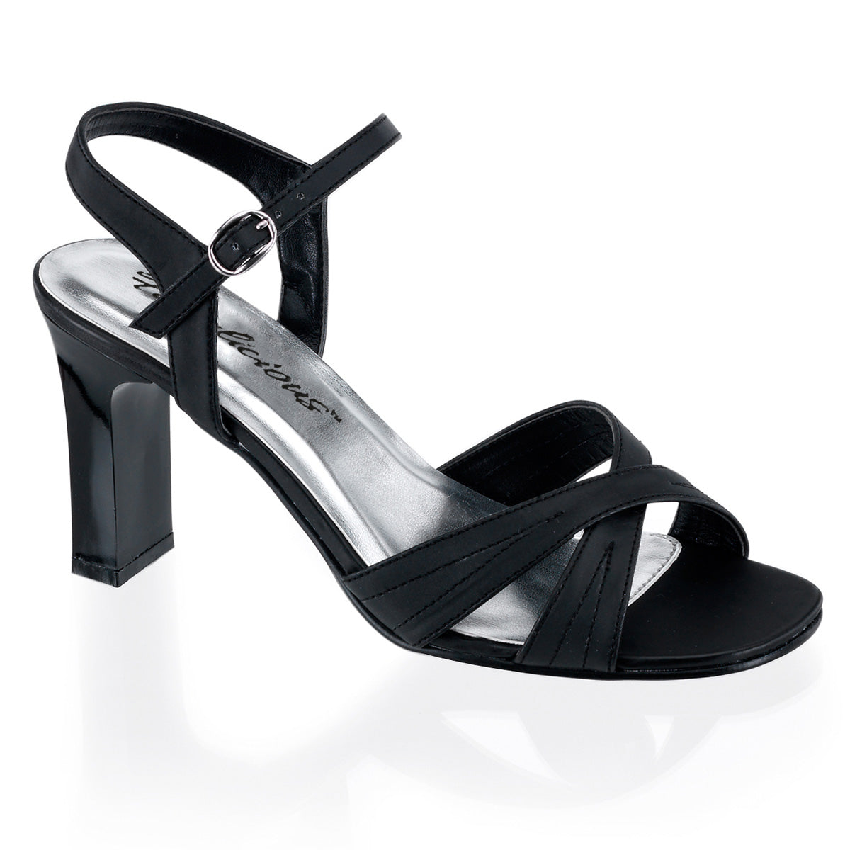 【FABULICIOUS】ROMANCE-313 シューズ Blk Satin Pu【取寄】