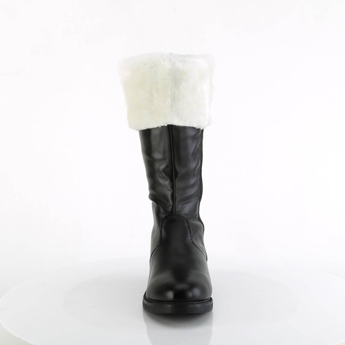 【FUNTASMA】SANTA-100 ブーツ Blk Pu-Wht Faux Fur【取寄】