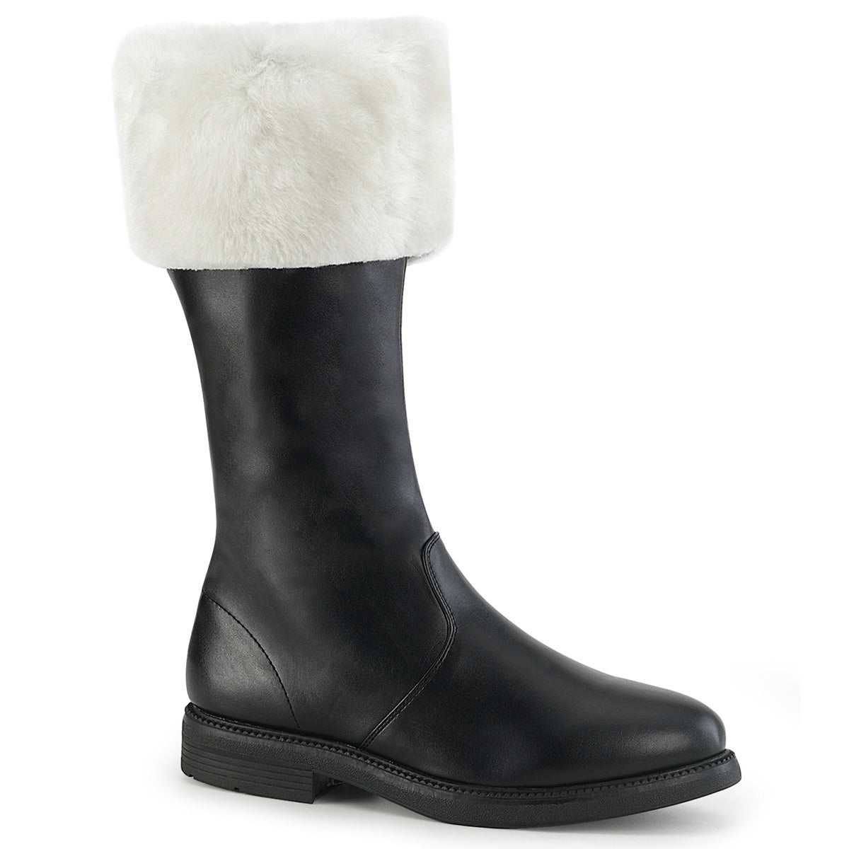 【FUNTASMA】SANTA-100 ブーツ Blk Pu-Wht Faux Fur【取寄】