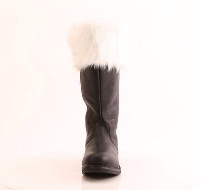 【FUNTASMA】SANTA-106WC シューズ Blk Pu-Wht Faux Fur【取寄】